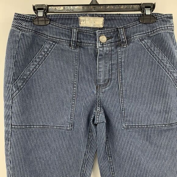 Free People Striped Jeans Sz 28 - Picture 2 of 5